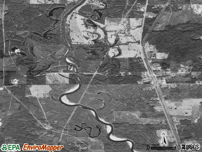 Zip code 39436 satellite photo by USGS