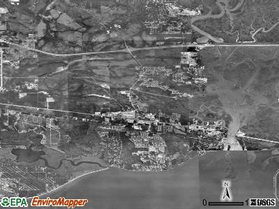 Zip code 39553 satellite photo by USGS
