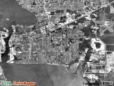 Zip code 39581 satellite photo by USGS