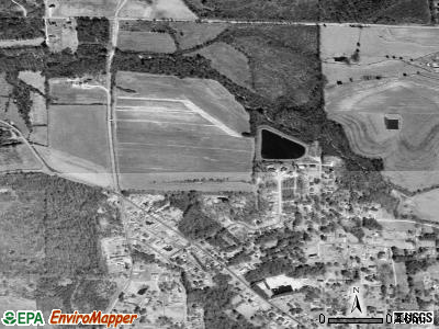 Zip code 39704 satellite photo by USGS