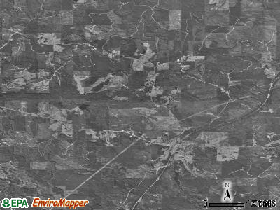 Zip code 39745 satellite photo by USGS