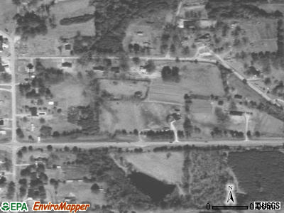 Zip code 39771 satellite photo by USGS