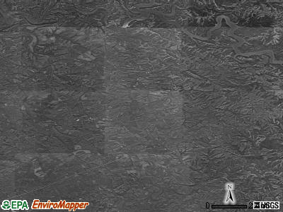 Zip code 40008 satellite photo by USGS
