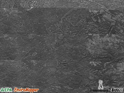 Zip code 40011 satellite photo by USGS