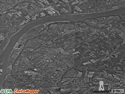 Zip code 40026 satellite photo by USGS