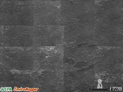 Zip code 40033 satellite photo by USGS