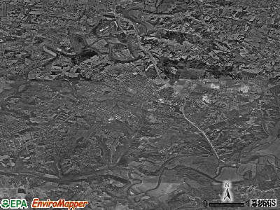 Zip code 40047 satellite photo by USGS