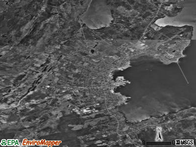 Zip code 04841 satellite photo by USGS