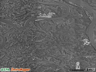 Zip code 40104 satellite photo by USGS