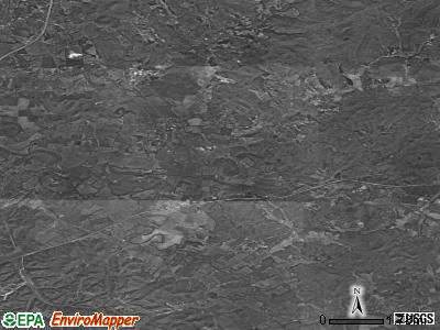 Zip code 40107 satellite photo by USGS