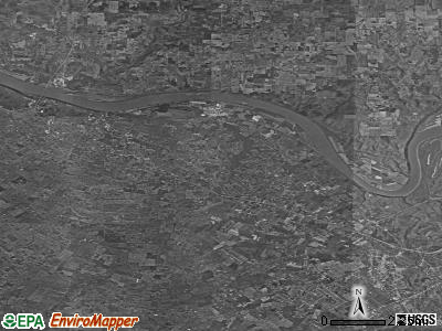 Zip code 40108 satellite photo by USGS