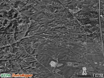Zip code 40109 satellite photo by USGS