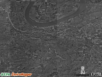 Zip code 40111 satellite photo by USGS
