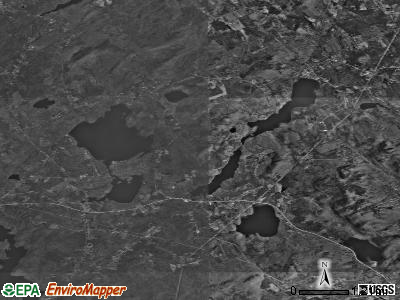 Zip code 04847 satellite photo by USGS