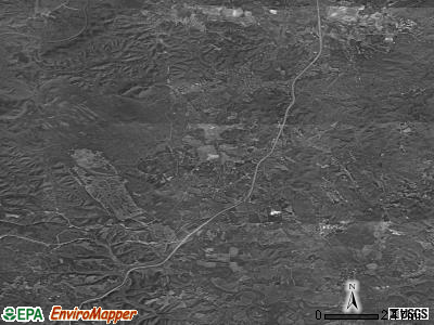 Zip code 40150 satellite photo by USGS
