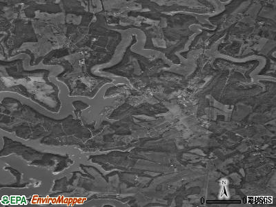 Zip code 40152 satellite photo by USGS