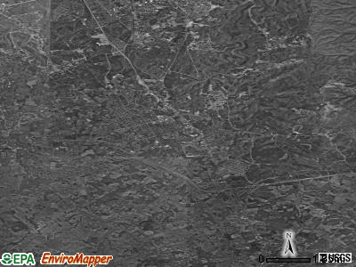 Zip code 40160 satellite photo by USGS