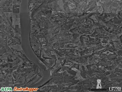Zip code 40170 satellite photo by USGS