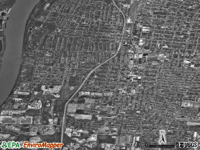 Zip code 40211 satellite photo by USGS