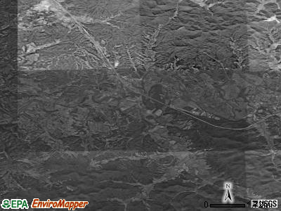 Zip code 40312 satellite photo by USGS