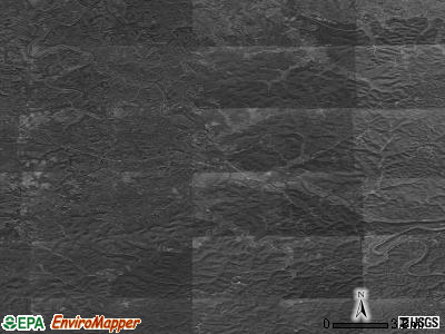 Zip code 40336 satellite photo by USGS