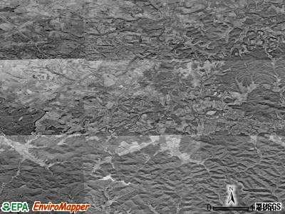 Zip code 40337 satellite photo by USGS