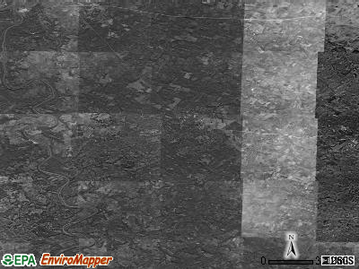 Zip code 40383 satellite photo by USGS
