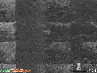 Zip code 40419 satellite photo by USGS