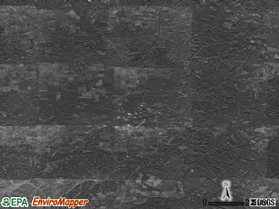 Zip code 40422 satellite photo by USGS