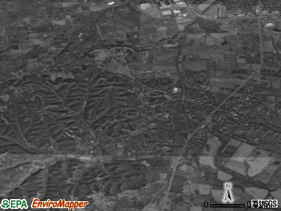 Zip code 40440 satellite photo by USGS