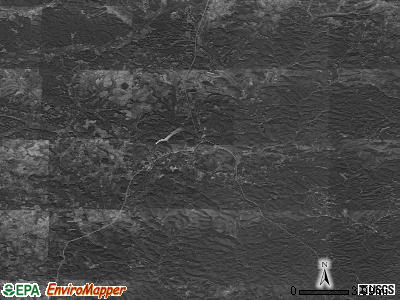 Zip code 40456 satellite photo by USGS