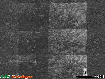 Zip code 40489 satellite photo by USGS