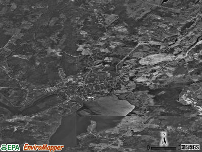 Zip code 04861 satellite photo by USGS