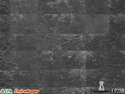 Zip code 40601 satellite photo by USGS
