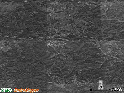 Zip code 40734 satellite photo by USGS