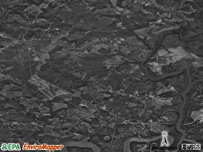 Zip code 40737 satellite photo by USGS