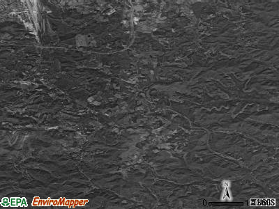 Zip code 40771 satellite photo by USGS
