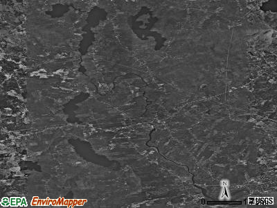Zip code 04864 satellite photo by USGS