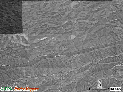 Zip code 40810 satellite photo by USGS