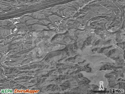Zip code 40813 satellite photo by USGS