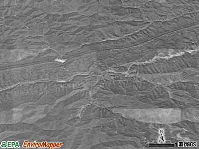 Zip code 40823 satellite photo by USGS