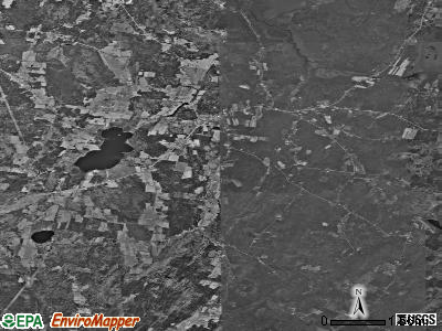 Zip code 04910 satellite photo by USGS