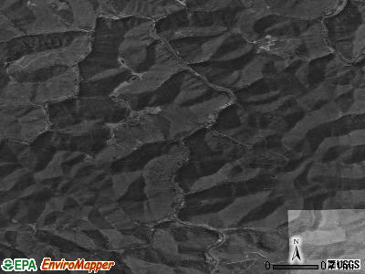 Zip code 40855 satellite photo by USGS