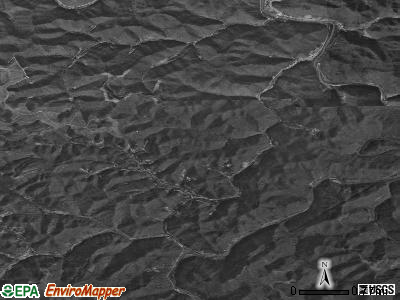 Zip code 40868 satellite photo by USGS