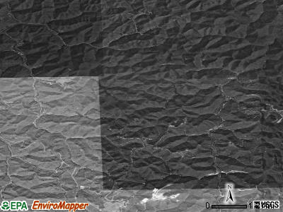 Zip code 40874 satellite photo by USGS