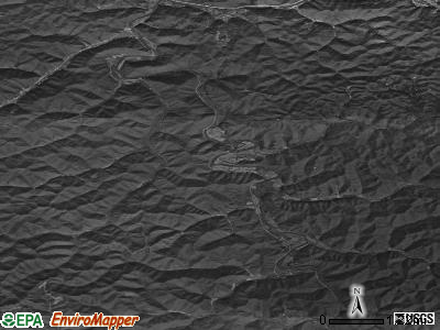 Zip code 40914 satellite photo by USGS