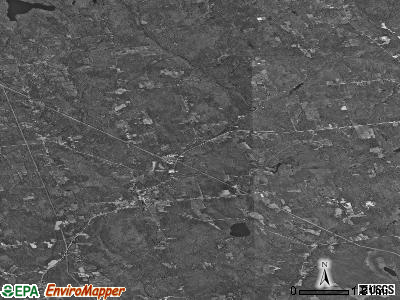 Zip code 04912 satellite photo by USGS