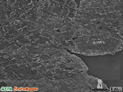 Zip code 04915 satellite photo by USGS