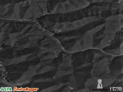 Zip code 40979 satellite photo by USGS
