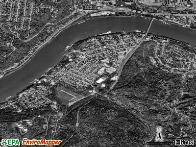 Zip code 41016 satellite photo by USGS